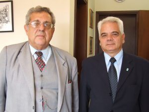 O Ministro Sérgio Couri e o Reitor Alipio Leal
