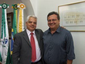 Reitores Alipio Leal e Carlos Eduardo Cantarelli